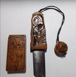 Нож фантазия в стиле танто