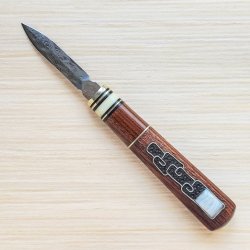 Нож для чая с агатом