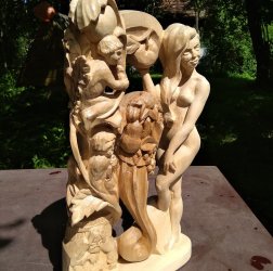 ДЕРЕВЯННАЯ  СКУЛЬПТУРА