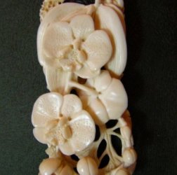 Орхидея на ветке гинкго