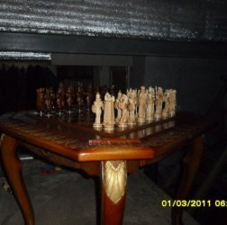 Шахматный стол своими руками | Пикабу