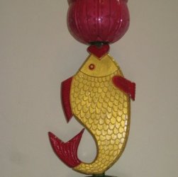 ваза золотая рыбка