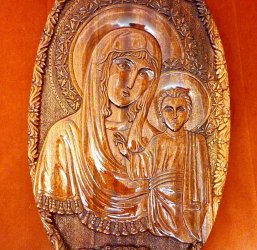 Казанская икона - махагони