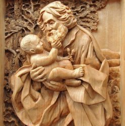 Иосиф с младенцем Иисусом