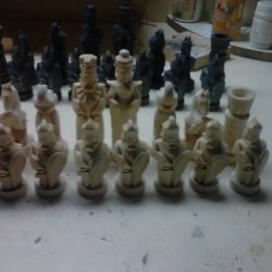 Шахматы своими руками - поделки из дерева, бумаги, глины
