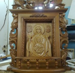 Резная икона