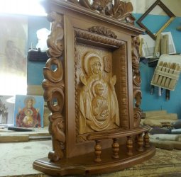 Резная икона