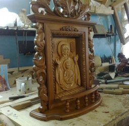 Резная икона