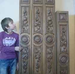 Накладки для столбов иконостаса (церковное)