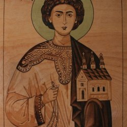 Икона-Святой архидиакон Стефан (Сербскиа икона)