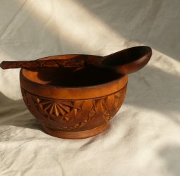 Комплект обеденный (миска ложка)