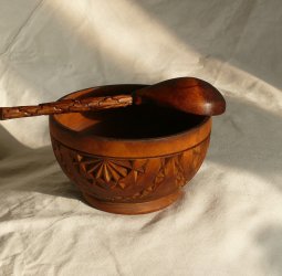 Комплект обеденный (миска ложка)