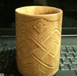 деревянный стакан