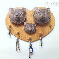 №052 Ключница Три медведя