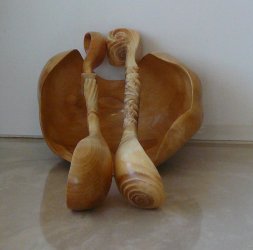 Деревянные ложки резные