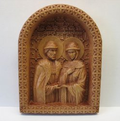 Икона Святые Петр и Феврония