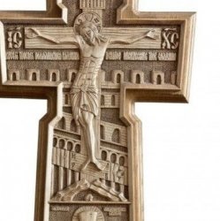 Православный крест с иконой Святителя Луки