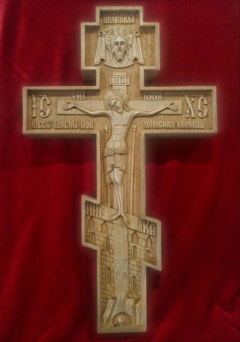 Внешние особенности православных крестов, пропорции, изготовление, установка на могилу