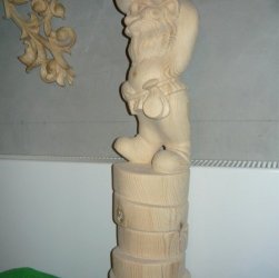 Напольная скульптура Дед Егор