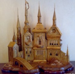 резной замок
