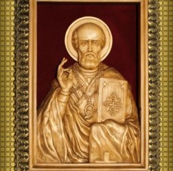 Резная Икона «Святой Николай»