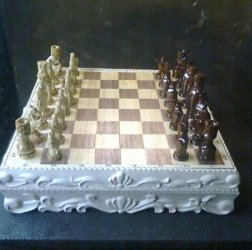 шахматы резные