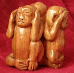 три священные обезьяны