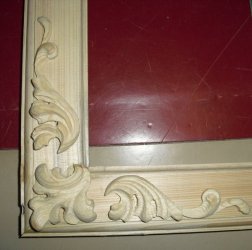 фрагмент рамы для зеркала