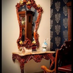 зеркало и консольный стол