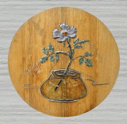 Деревянное панно натюрморт